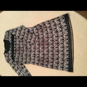 Alfani 16P black & white dress